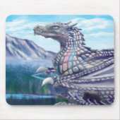 Albino Drake Mousepad (Vorne)
