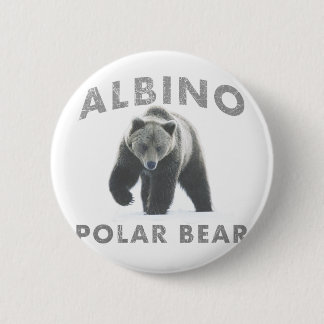 Albino-Eisbär Button