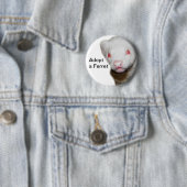 Albino Ferret Picture Button (Beispiel)
