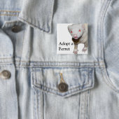 Albino Ferret Picture Button (Beispiel)