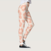 Albino Gepard-Druck Leggings | Rosé & Creme Anim (Rechts)
