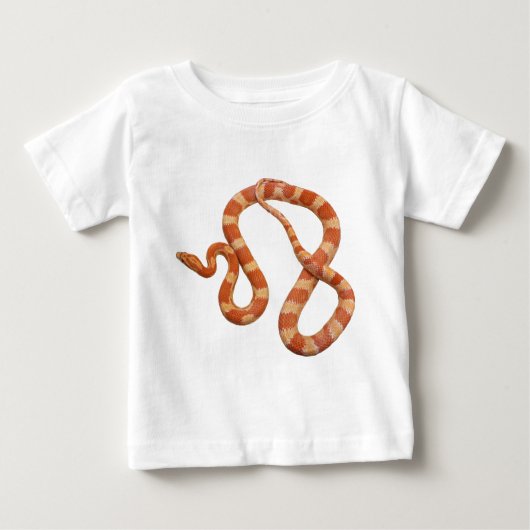Albino-Mais-Schlange Baby T-shirt (Vorderseite)