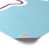 Albino Narwhal Poster (Ecke)