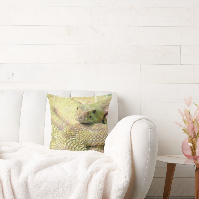 Albino Rattlesnake Pillow Kissen (Liege)