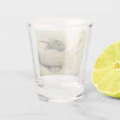 Albino Rattlesnake Shot glass Schnapsglas (Rückseite)
