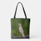 Albino Robin in Crown Point Tasche (Rückseite)