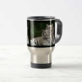 Albino-Tiger-Pendler-Reise-Tasse Reisebecher (VorderseiteRechts)