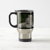 Albino-Tiger-Pendler-Reise-Tasse Reisebecher (Links)