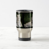 Albino-Tiger-Pendler-Reise-Tasse Reisebecher (Mittel)