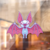 Albino Vampire Bat Fensteraufkleber (Blatt 2)
