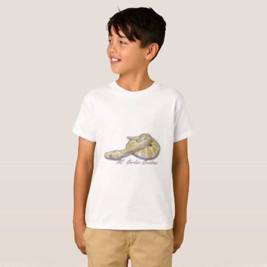 Albinohatchlings-Ball-Pythonschlange T-Shirt (Vorne ganz)