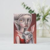 Albinos Postkarte (Stehend Vorderseite)