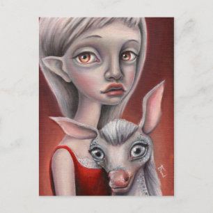 Albinos Postkarte