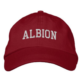 Albion Michigan bestickt Baseballhut Bestickte Baseballkappe