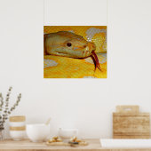 Alboino Burmese Python Snake Poster (Küche)