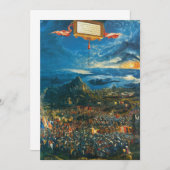 Albrecht Altdorfer - Die Schlacht von Alexander be Einladung (Vorne/Hinten)
