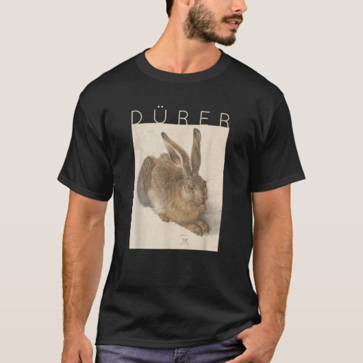 Albrecht D rer Young Hare Bunny Rabbit Oaster T-Shirt (Vorderseite)