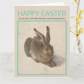 Albrecht Dürer 1502 HARE Osterkarte Karte (Gelbe Blume)