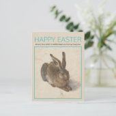 Albrecht Dürer 1502 HARE Osterpostkarte Postkarte (Stehend Vorderseite)