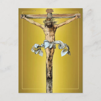 Albrecht Dürer 1505 Christus am Kreuz Postkarte
