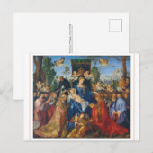 Albrecht Dürer 1506 Fest der Rosary Postcard Postkarte (Vorne/Hinten)