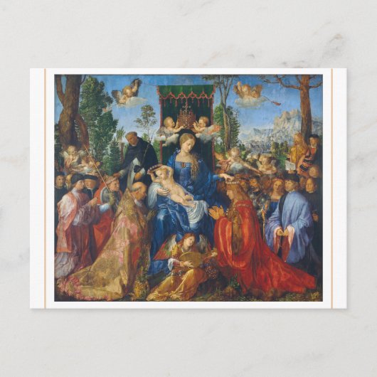 Albrecht Dürer 1506 Fest der Rosary Postcard Postkarte (Vorderseite)