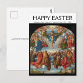 Albrecht Dürer 1511 Bewunderung der Dreifaltigkeit Postkarte (Vorne/Hinten)