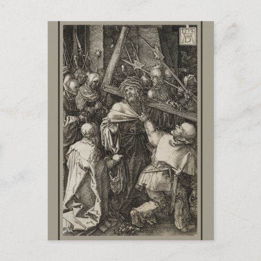 Albrecht Dürer 1512 Christus als Kreuzfahrer Postkarte (Vorderseite)