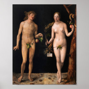 Albrecht Durer - Adam und Eve Poster