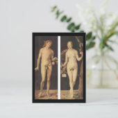 Albrecht Durer Adam und Eve Postkarte (Stehend Vorderseite)