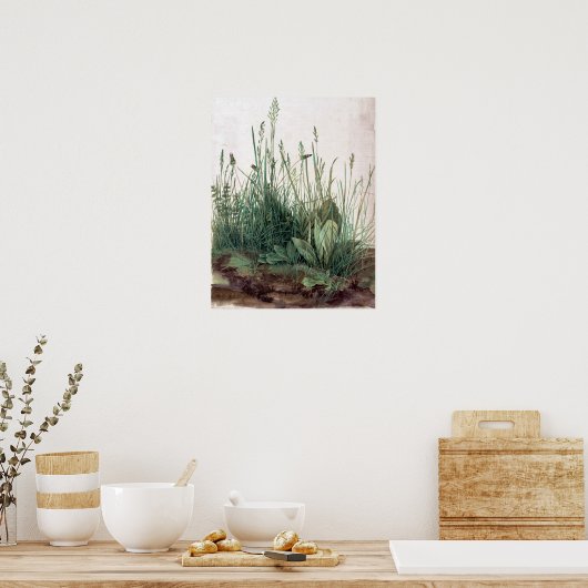 Albrecht Dürer Das große Stück Turf Poster (Küche)