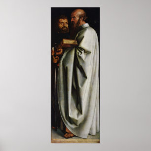 Albrecht Durer die vier Apostel berichtigen Platte Poster