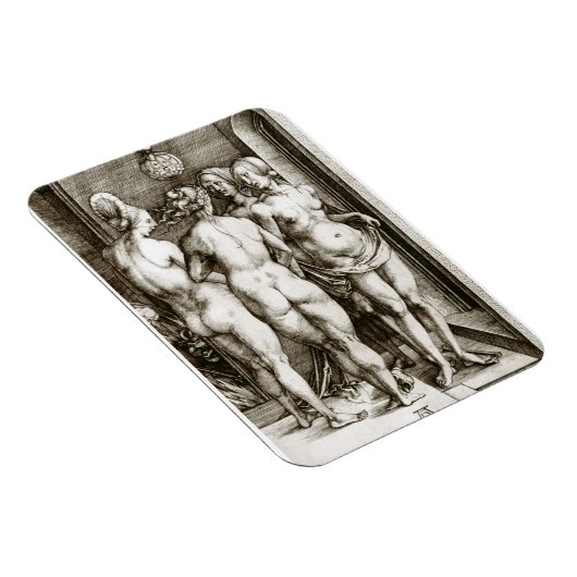 Albrecht Durer - Die vier Hexen Magnet (Rechte Seite)