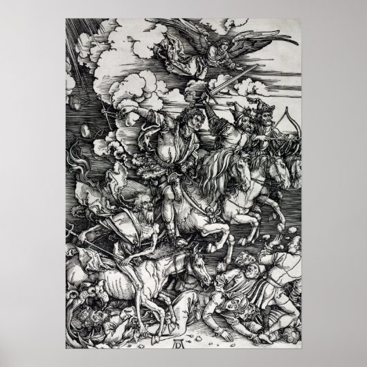Albrecht Dürer Four Horsemen der Apokalypse Poster (Vorne)
