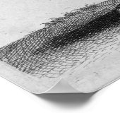 Albrecht Durer Graving Lion Poster (Ecke)