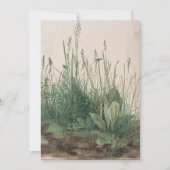 Albrecht Dürer - Großes Stück Turf Einladung (Vorderseite)