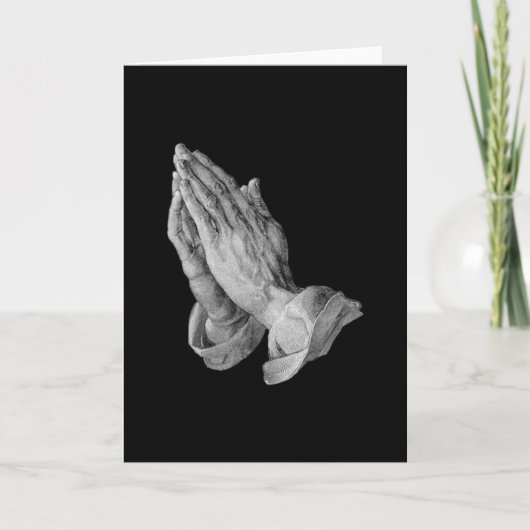 Albrecht Durer - Hands Praying Karte (Vorderseite)
