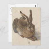 Albrecht Dürer - Hare Postkarte (Vorne/Hinten)