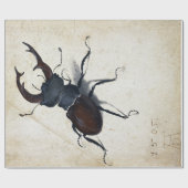 Albrecht Dürer-Hirsch-Käfer Geschenkpapier (Flach)