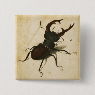 Albrecht Durer Hirschkäfer Renaissance Vintage Kun Button