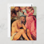 Albrecht Durer - Job, der von seiner Ehefrau versp Postkarte (Vorne/Hinten)