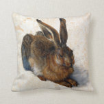 Albrecht Dürer-Junge-Hasen Kissen<br><div class="desc">Junge-Hasen Albrecht Durer</div>