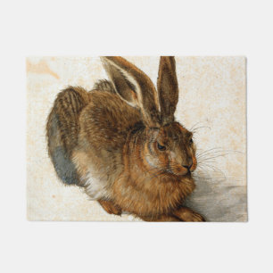 ALBRECHT DÜRER - junger Hase 1502 Fußmatte