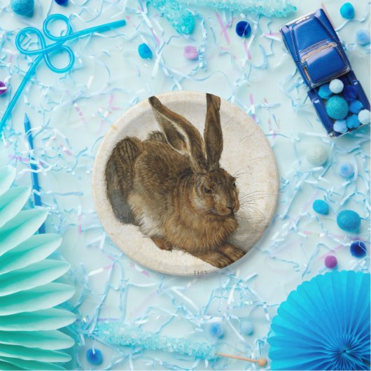 ALBRECHT DÜRER - junger Hase 1502 Pappteller (Party)