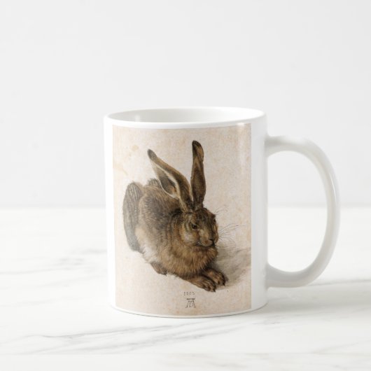 Albrecht Dürer - Junger Hase (junger Hase), 1502 Kaffeetasse (Rechts)