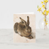 Albrecht Dürer - Junger Hase (Young Hare), 1502 Karte (Gelbe Blume)