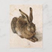 Albrecht Dürer - Junger Hase (Young Hare), 1502 Postkarte (Vorderseite)