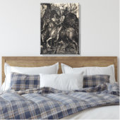 Albrecht Dürer Knight, Death and Devil Leinwanddruck (Insitu (Schlafzimmer))