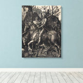 Albrecht Dürer Knight, Death and Devil Leinwanddruck (Insitu (Holzboden))