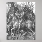 Albrecht Durer Knight Death und der Teufel Poster (Vorne)